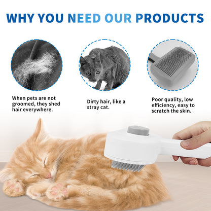 Effective universal comb for removing pet hair.