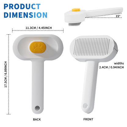 Effective universal comb for removing pet hair.