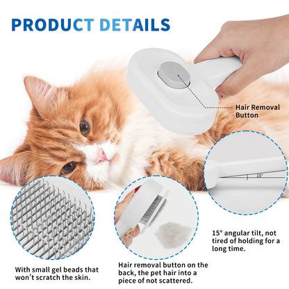 Effective universal comb for removing pet hair.
