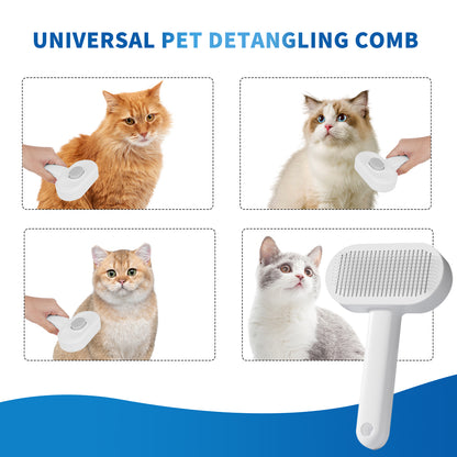 Effective universal comb for removing pet hair.