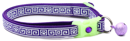 Greek Key Breakaway Cat Necklace