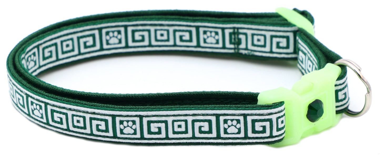 Greek Key Breakaway Cat Necklace