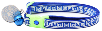 Greek Key Breakaway Cat Necklace