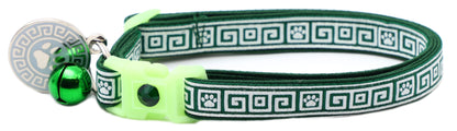 Greek Key Breakaway Cat Necklace