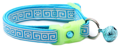 Greek Key Breakaway Cat Necklace