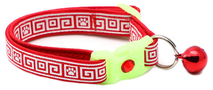 Greek Key Breakaway Cat Necklace