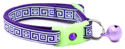 Greek Key Breakaway Cat Necklace