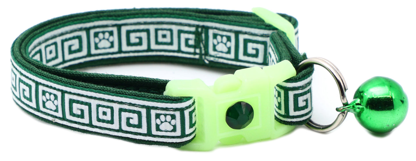Greek Key Breakaway Cat Necklace