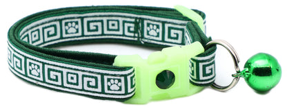 Greek Key Breakaway Cat Necklace