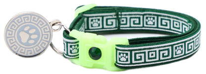 Greek Key Breakaway Cat Necklace