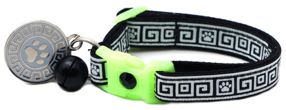 Greek Key Breakaway Cat Necklace