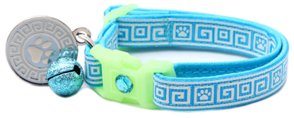 Greek Key Breakaway Cat Necklace
