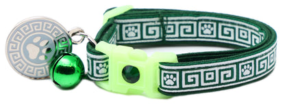 Greek Key Breakaway Cat Necklace