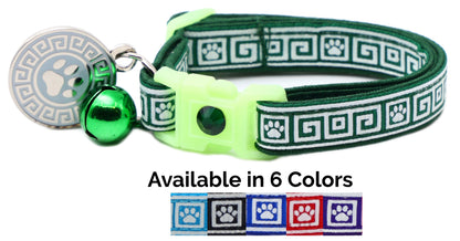 Greek Key Breakaway Cat Necklace