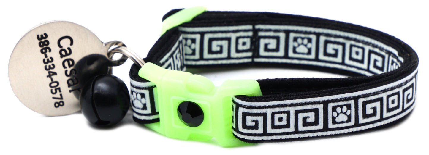 Greek Key Breakaway Cat Necklace