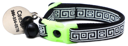 Greek Key Breakaway Cat Necklace