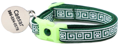 Greek Key Breakaway Cat Necklace