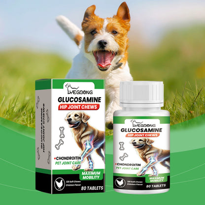 Pet Joint Chews Effectively Alleviating Joint Discomfort Enhance Vitality Deeply Nourish Cartilage Tissue Dog Joint Care Tablets