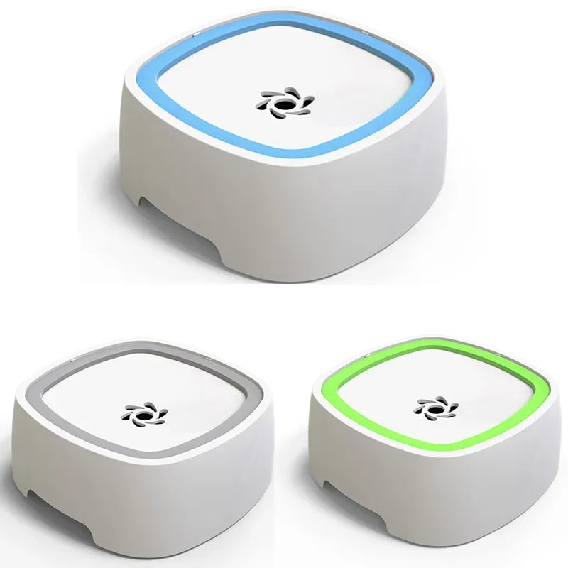 Floating Non-Wetting Mouth Cat Bowl without Spill Drinking Water Dispenser, Plastic Anti-Over Dog Bowl