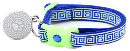 Greek Key Breakaway Cat Necklace