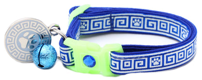 Greek Key Breakaway Cat Necklace